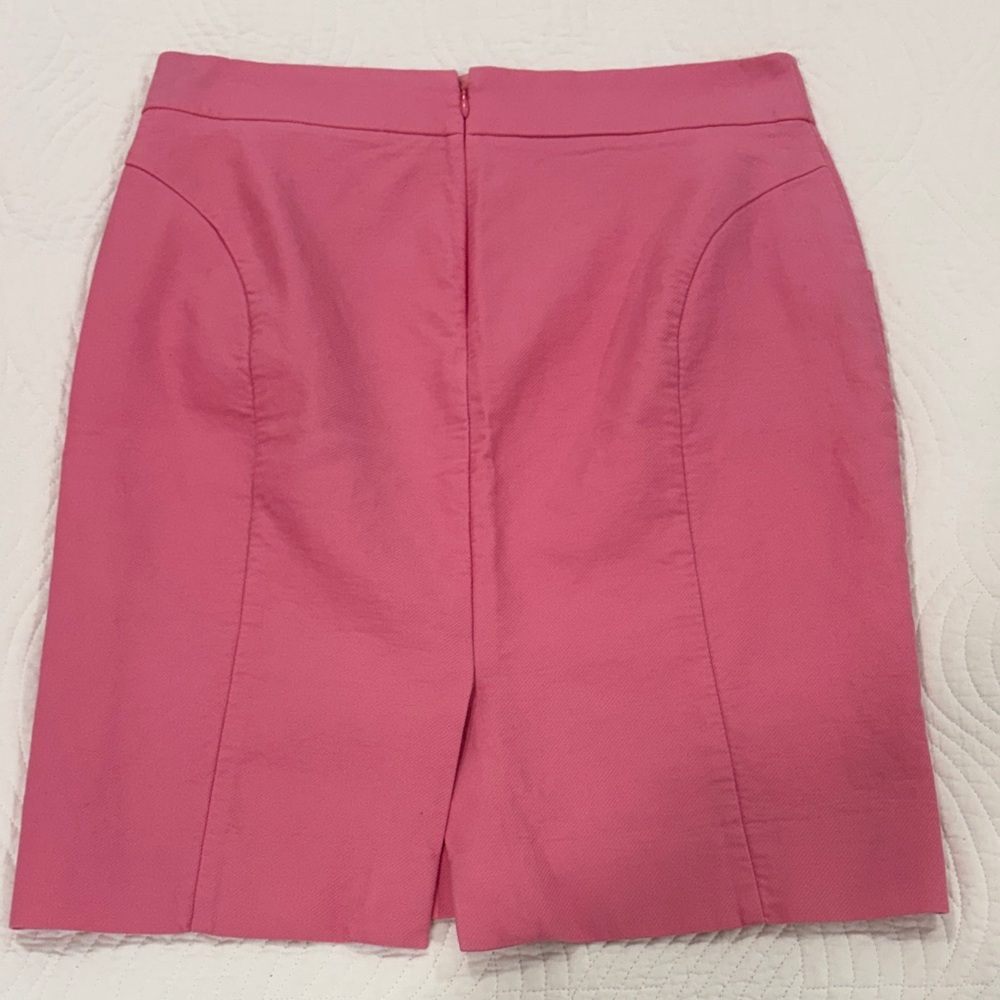 J Crew Chic Quiet Luxury Pink Pencil Skirt for Women - Picture 6 of 7